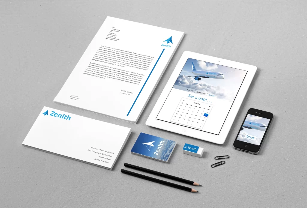 zenith branding - B
